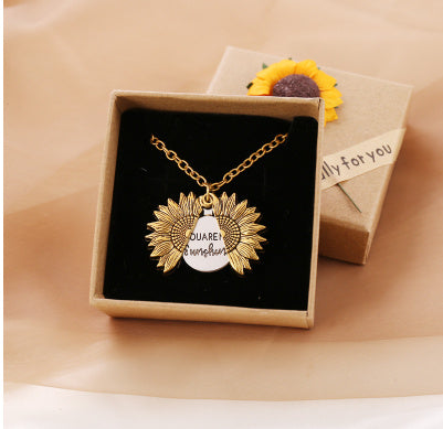 Golden Flower Necklace