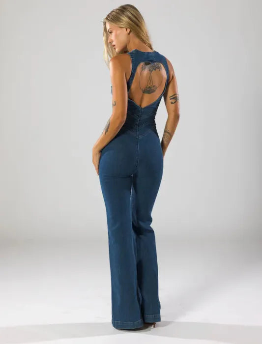 Coeur Denim Jumpsuit